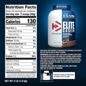 پروتئین کازئین الیت دایماتیز 50 سروینگ Dymatize Elite Casein